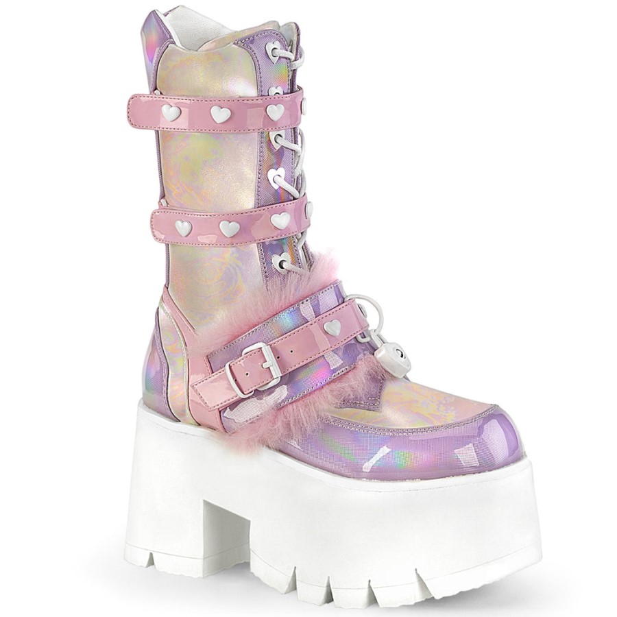 Ashes-120 Demonia Australia Lavender Holographic Patent
