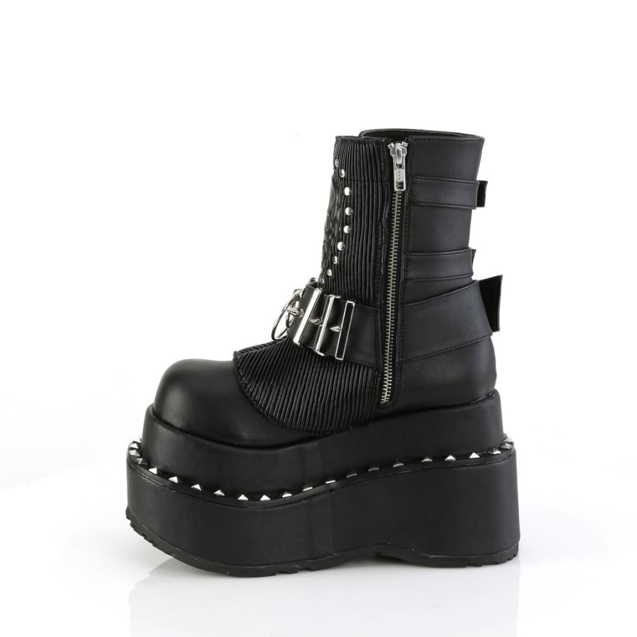 Bear-150 Demonia Australia Black Vegan Leather