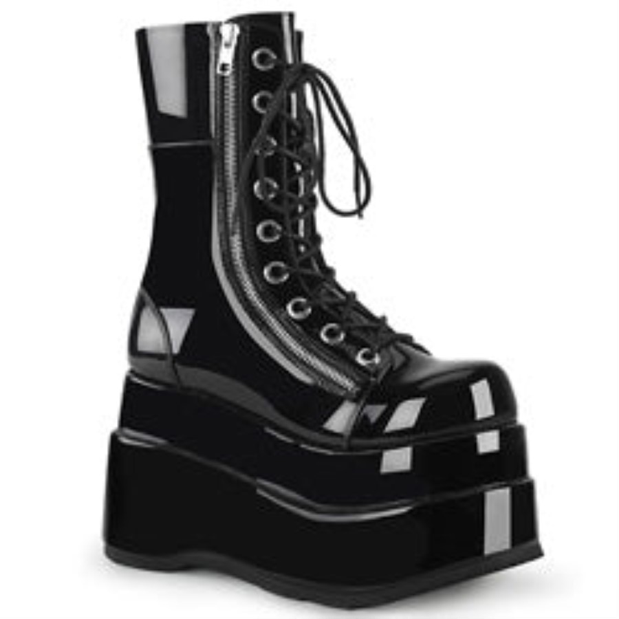 Bear-265 Black Patent Demonia Australia