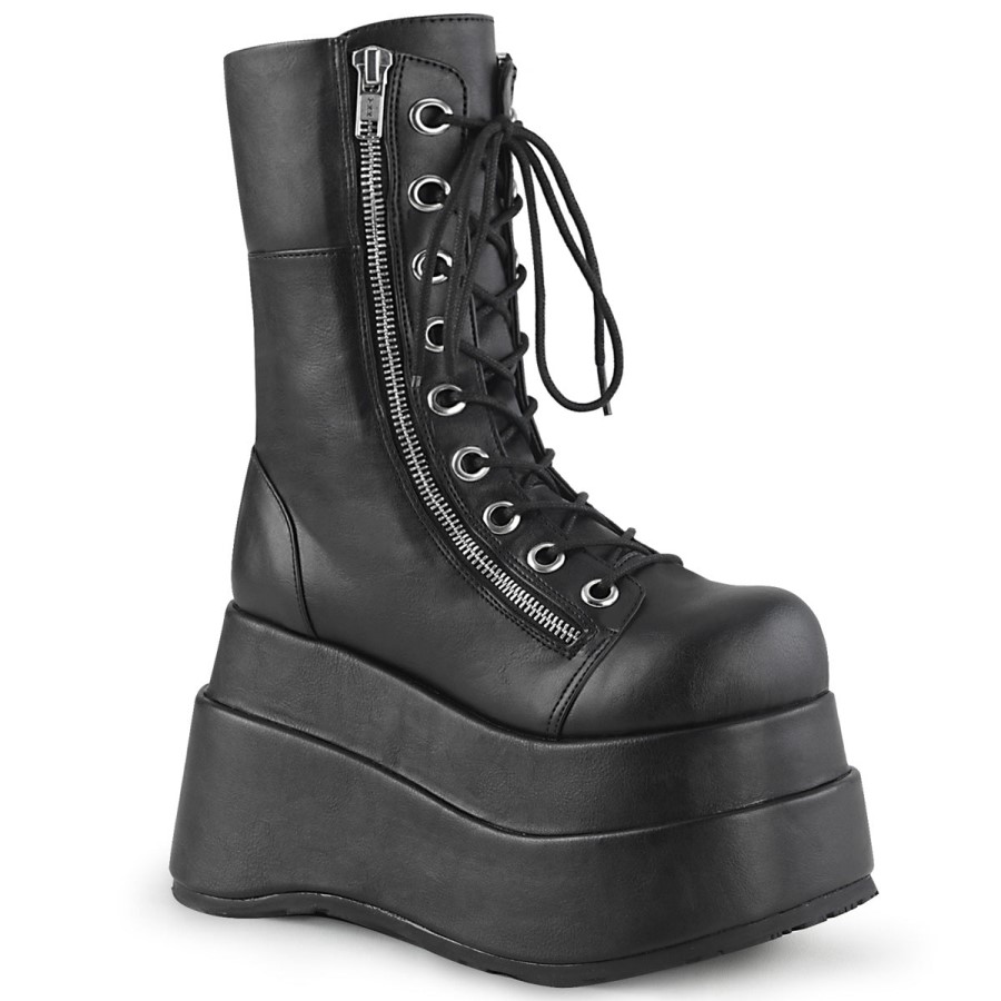 Bear-265 Demonia Australia Black Vegan Leather