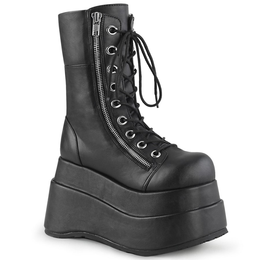 Bear-265 Demonia Australia Black Vegan Leather