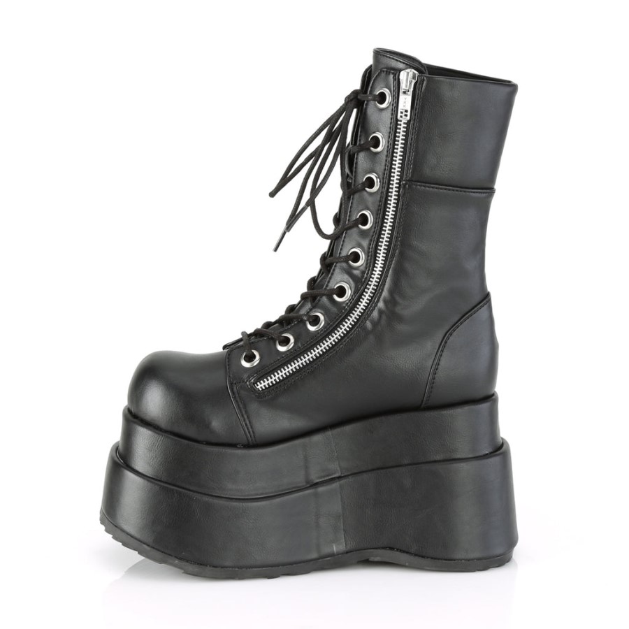 Bear-265 Demonia Australia Black Vegan Leather