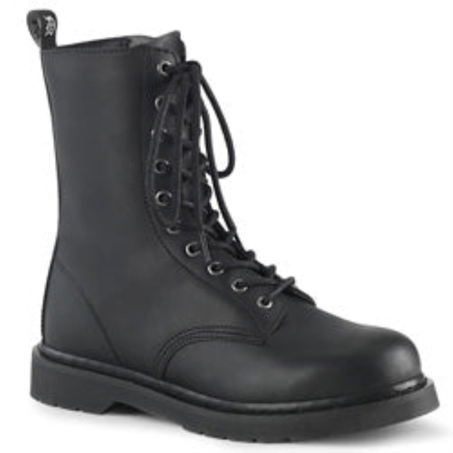 Bolt-200 Demonia Australia Black Vegan Leather