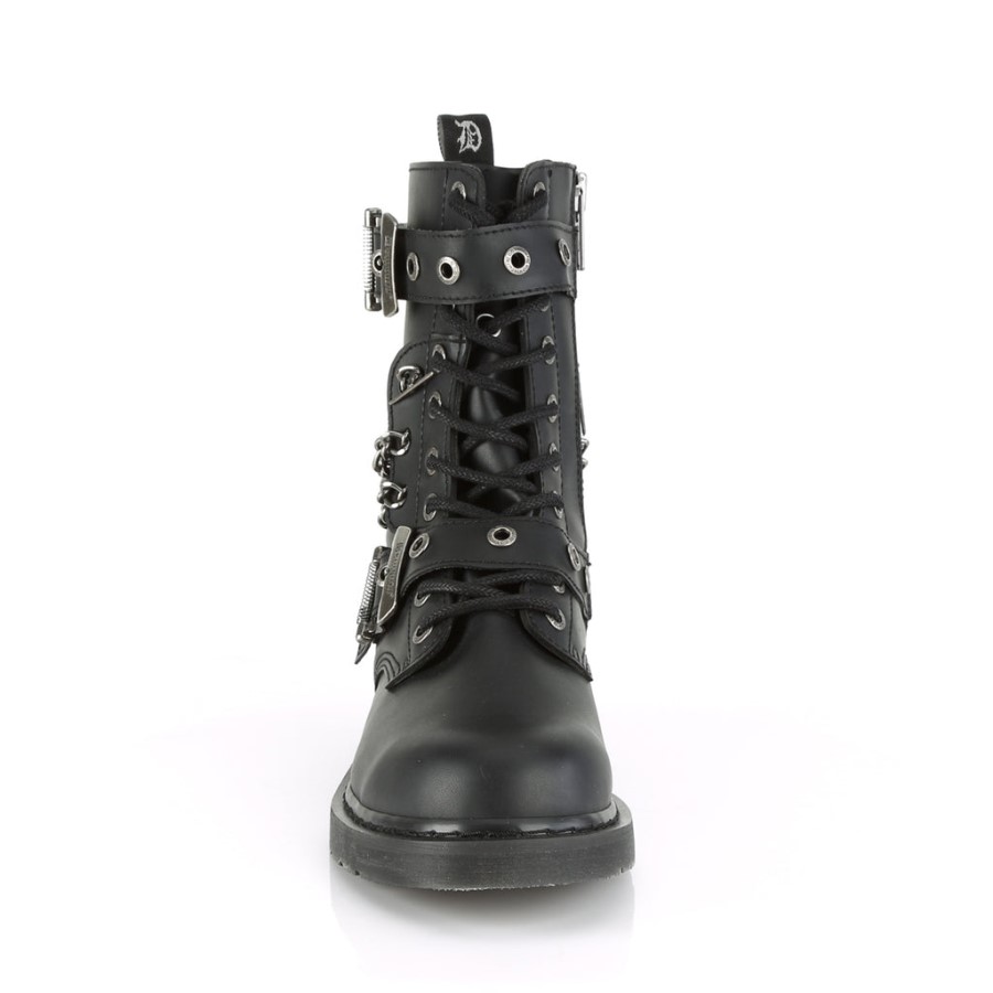 Bolt-250 Black Vegan Leather Demonia Australia