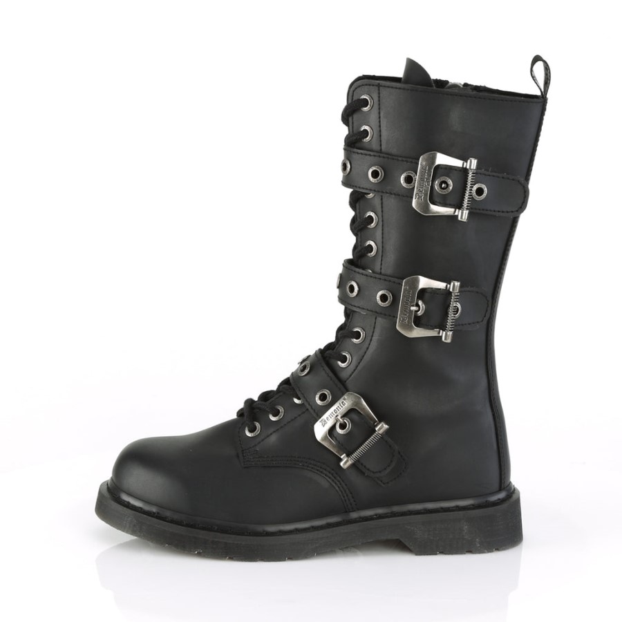 Bolt-330 Demonia Australia Black Vegan Leather