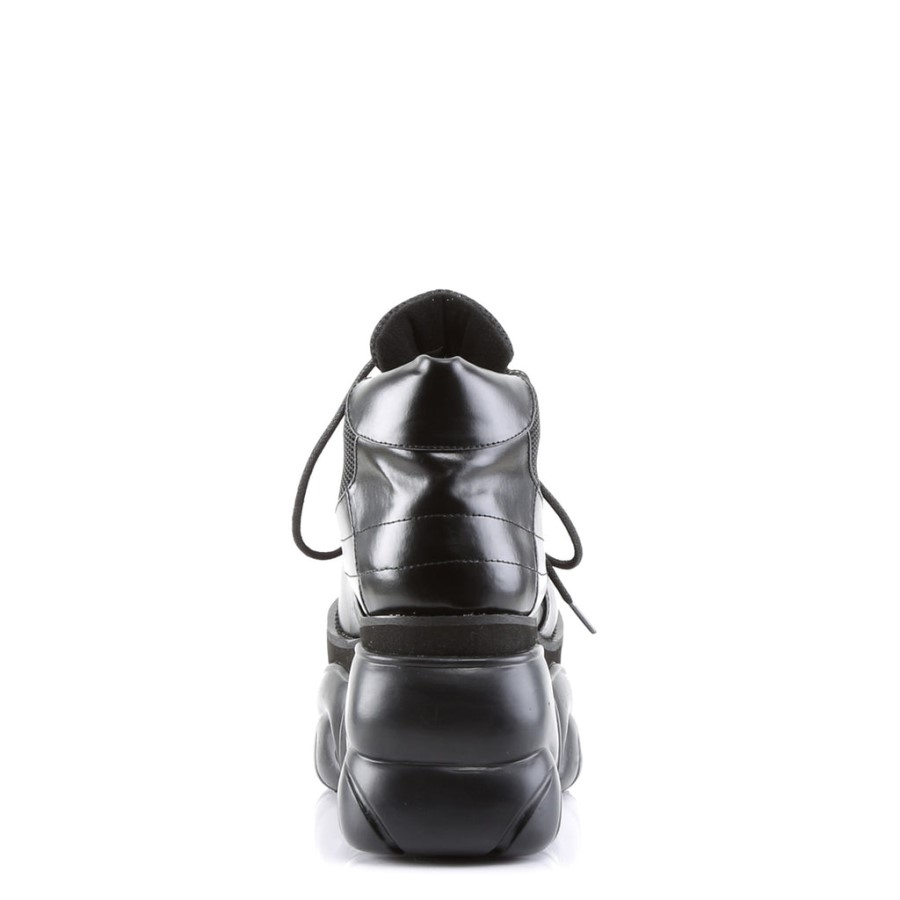 Boxer-01 Demonia Australia Black Vegan Leather