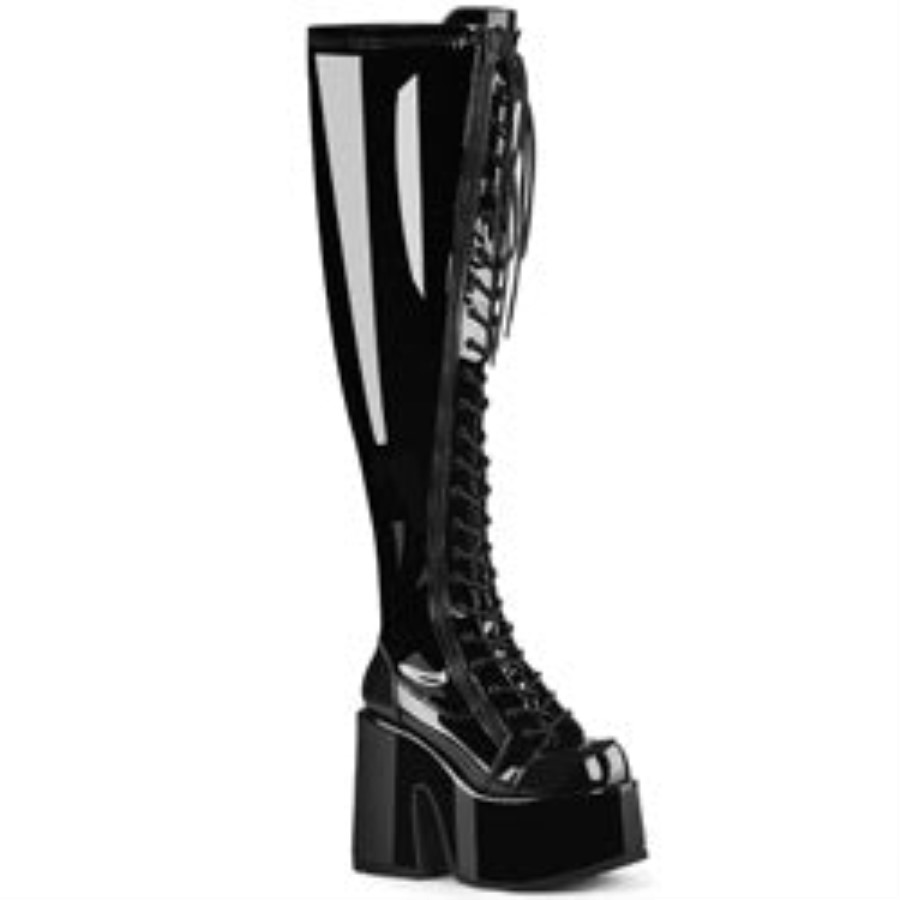 Camel-300Wc Demonia Australia Black Stretch Patent