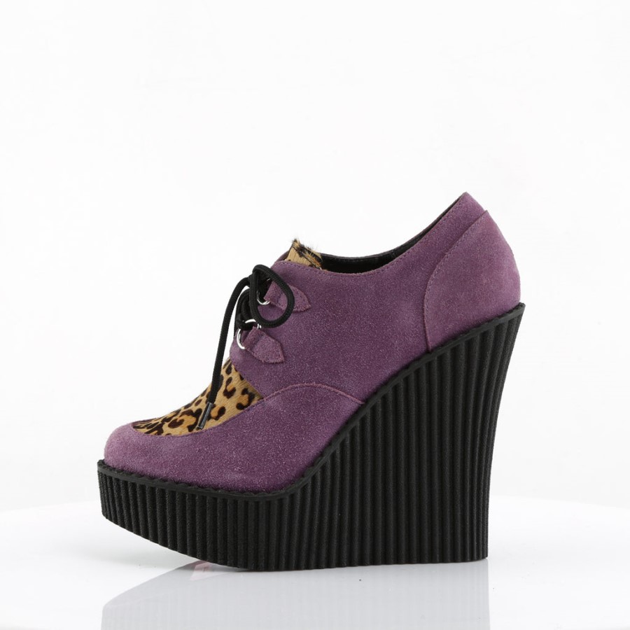 Creeper-304 Purple Vegan Suede-Animal Demonia Australia