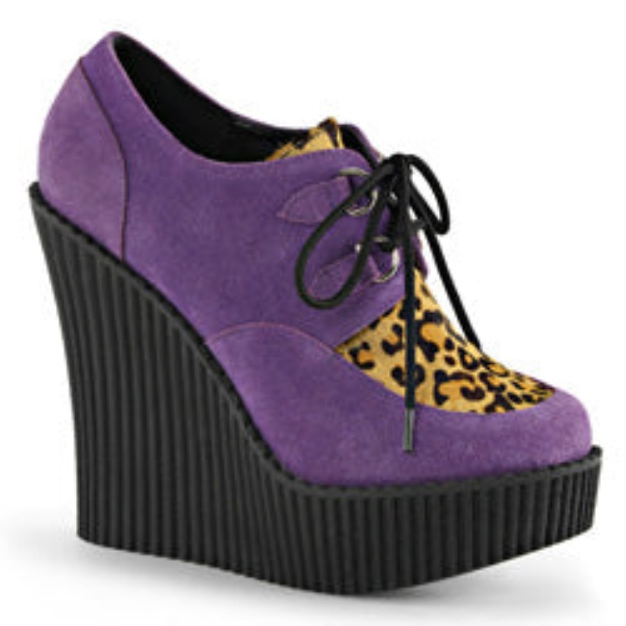 Creeper-304 Purple Vegan Suede-Animal Demonia Australia