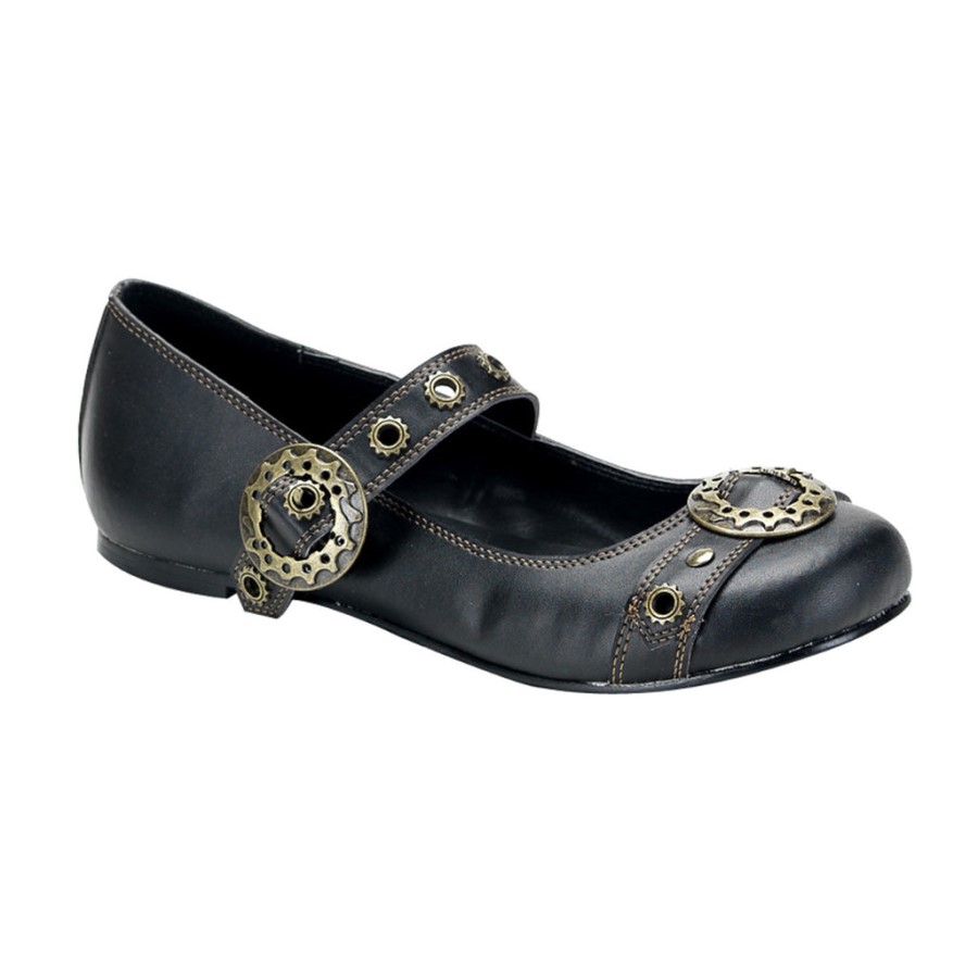 Daisy-09 Demonia Australia Black Vegan Leather