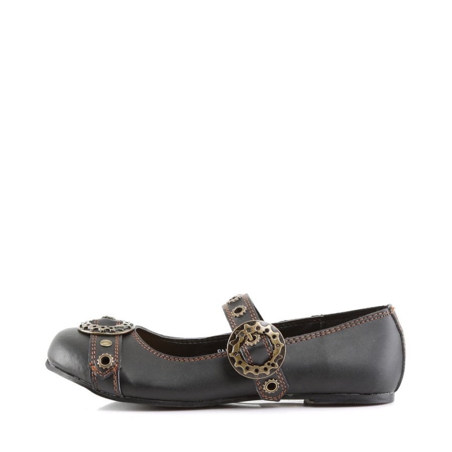 Daisy-09 Demonia Australia Black Vegan Leather