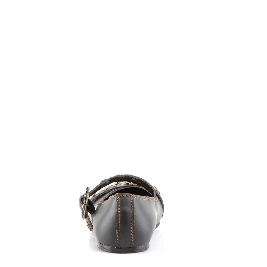 Daisy-09 Demonia Australia Black Vegan Leather