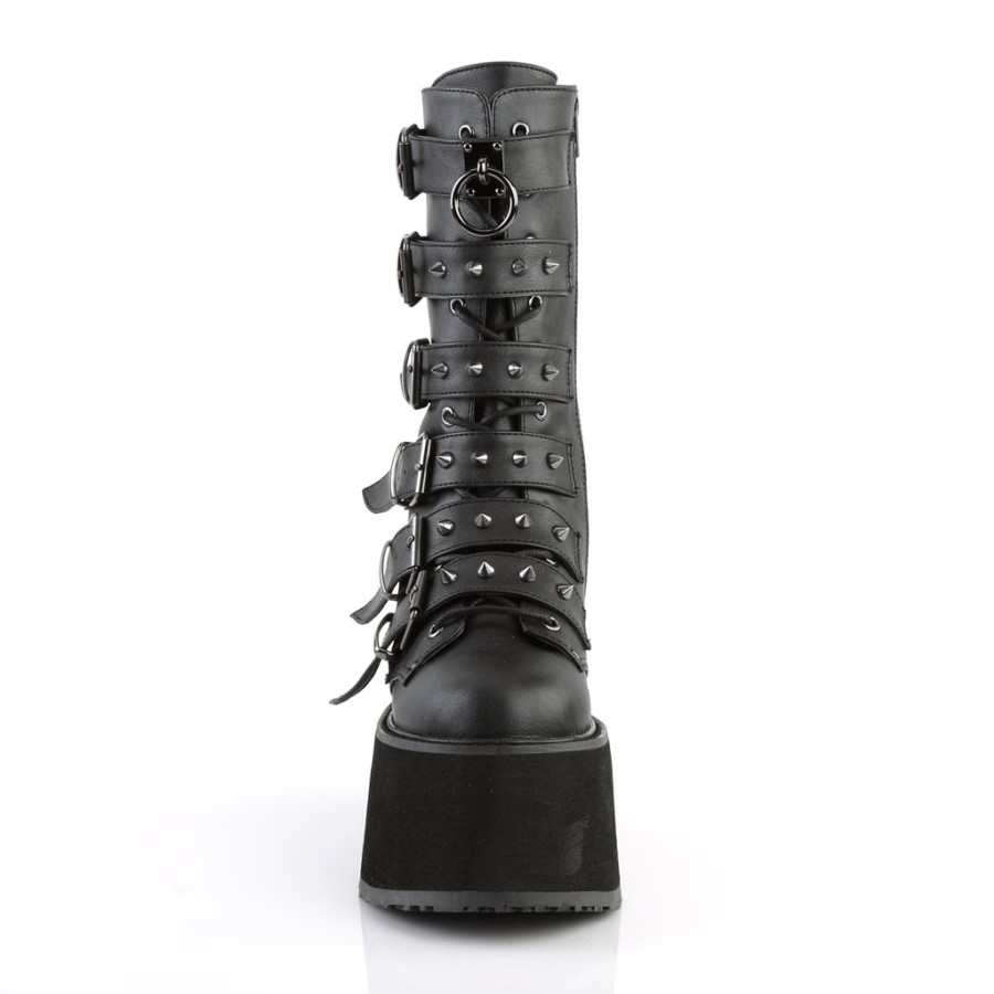 Damned-225 Black Vegan Leather Demonia Australia