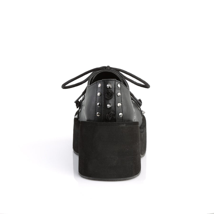 Dank-110 Demonia Australia Black Vegan Leather