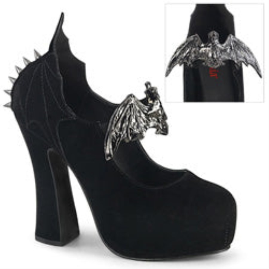 Demon-18 Black Velvet Demonia Australia