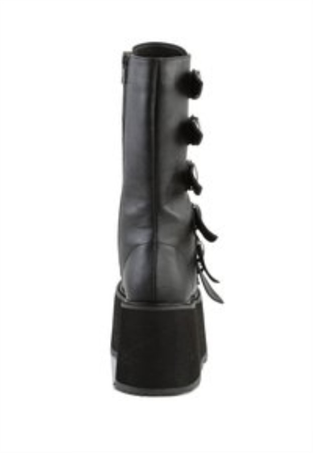 Demonia Australia Black Cowboybiker Ankle Boot