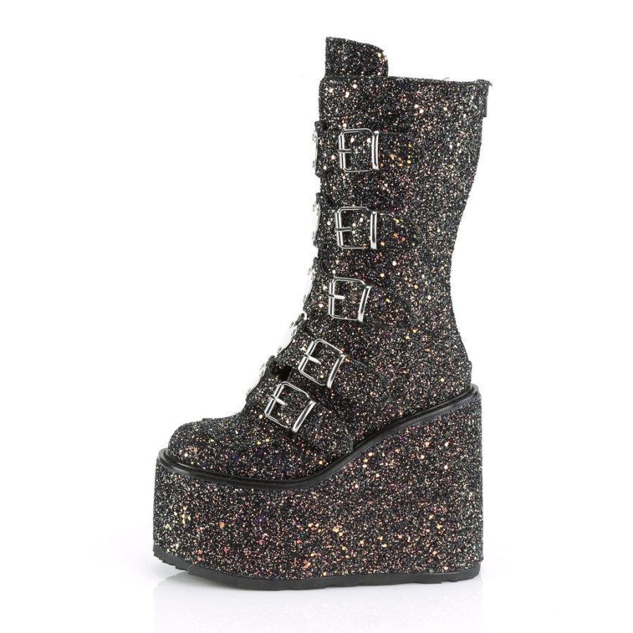 Demonia Australia Black Multi Glitter Swing-230G