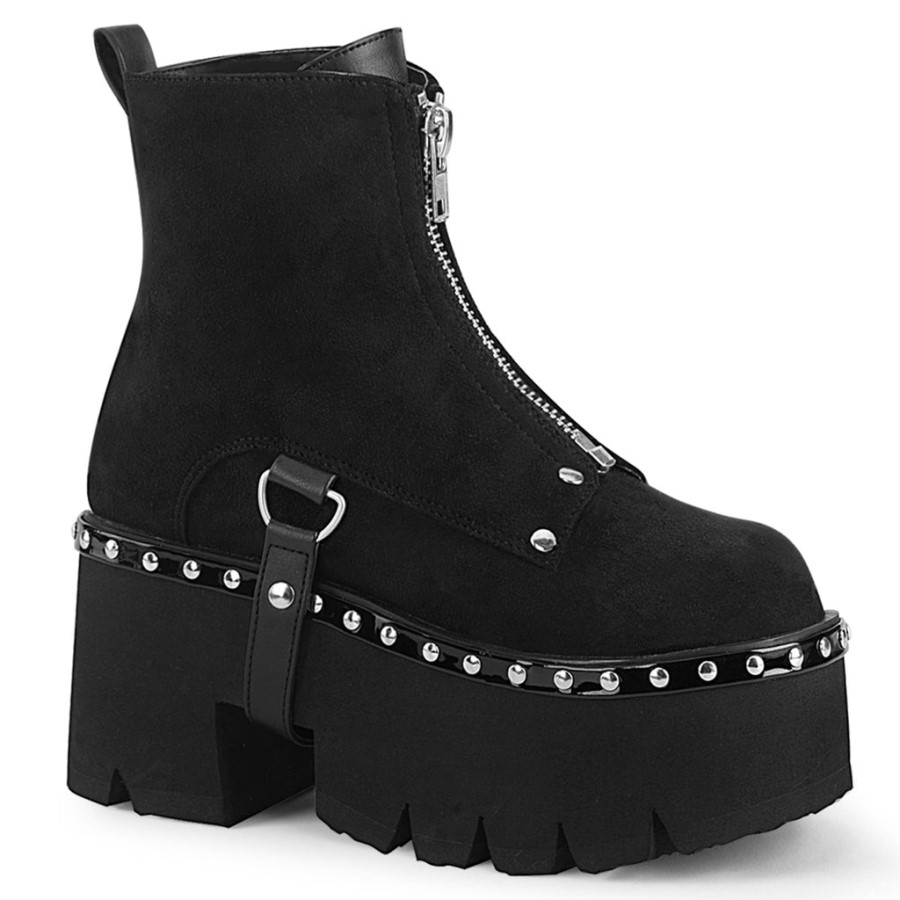 Demonia Australia Black Patent Dollie-01