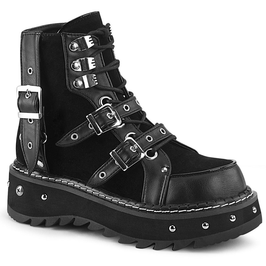 Demonia Australia Black Patent Dolly-50