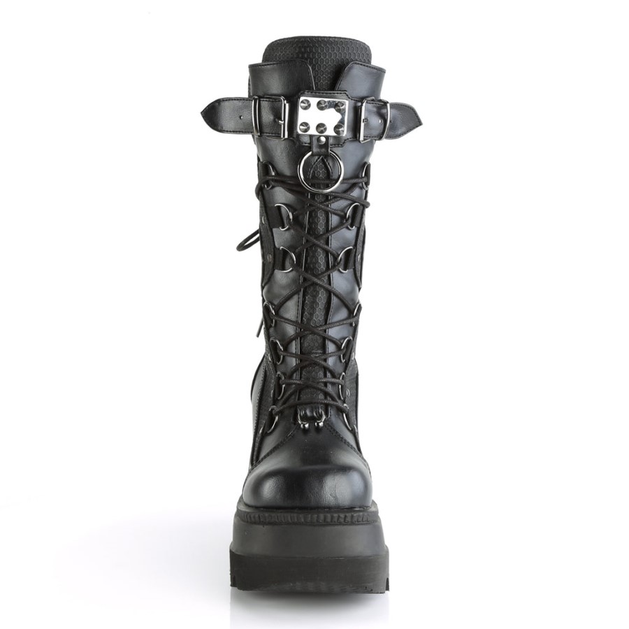 Demonia Australia Black Vegan Leather Bolt-265