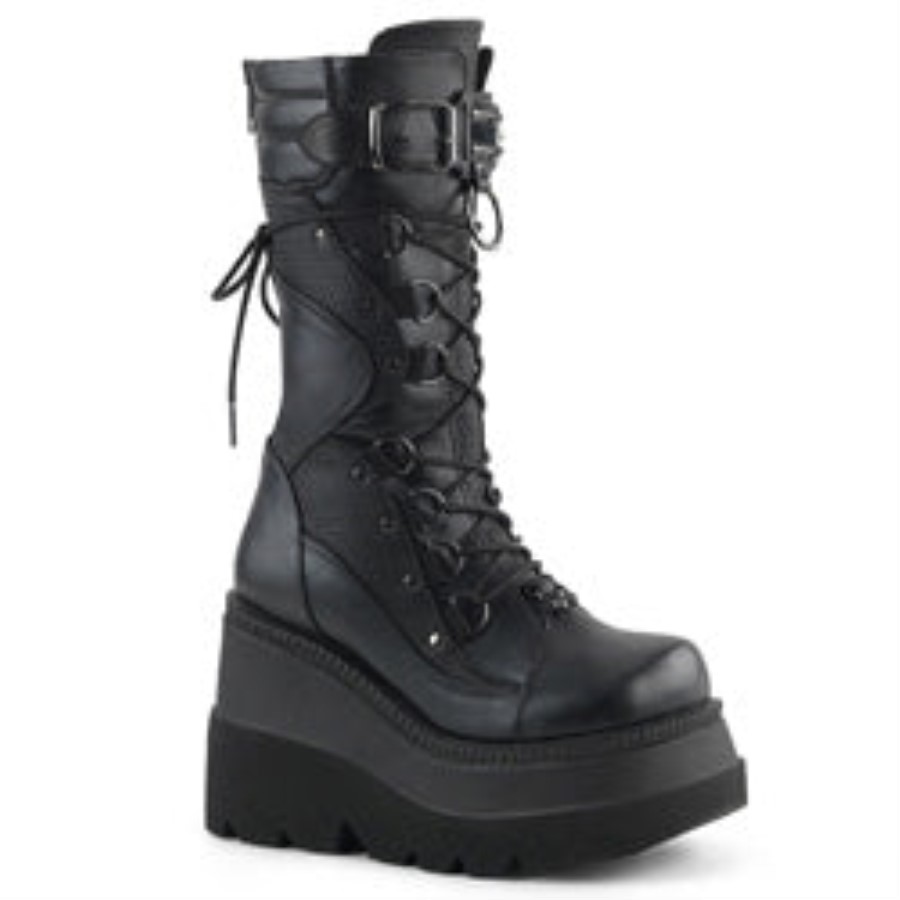 Demonia Australia Black Vegan Leather Bolt-265
