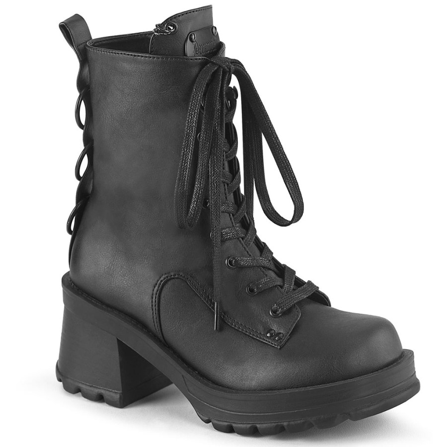 Demonia Australia Black Vegan Leather Funn-29