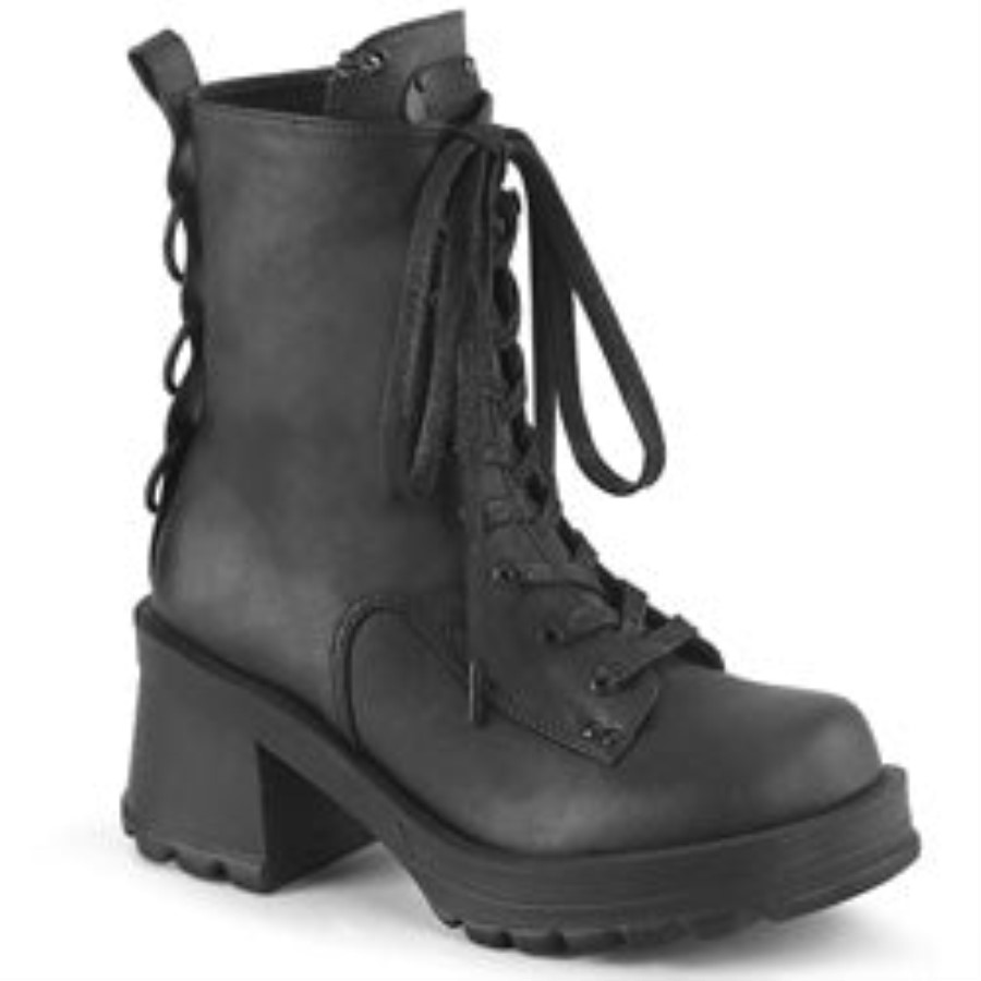 Demonia Australia Black Vegan Leather Funn-29