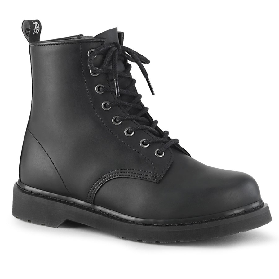 Demonia Australia Black Vegan Leather Riot-20