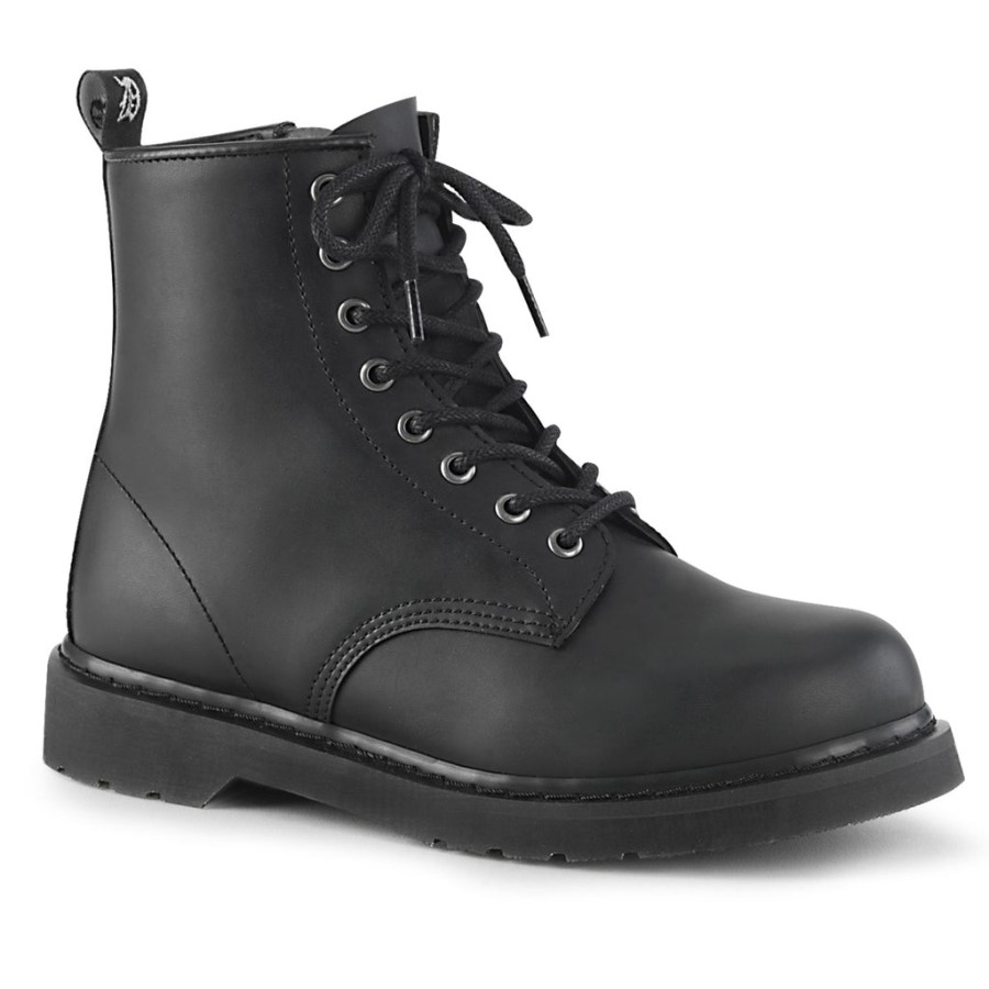 Demonia Australia Black Vegan Leather Riot-20