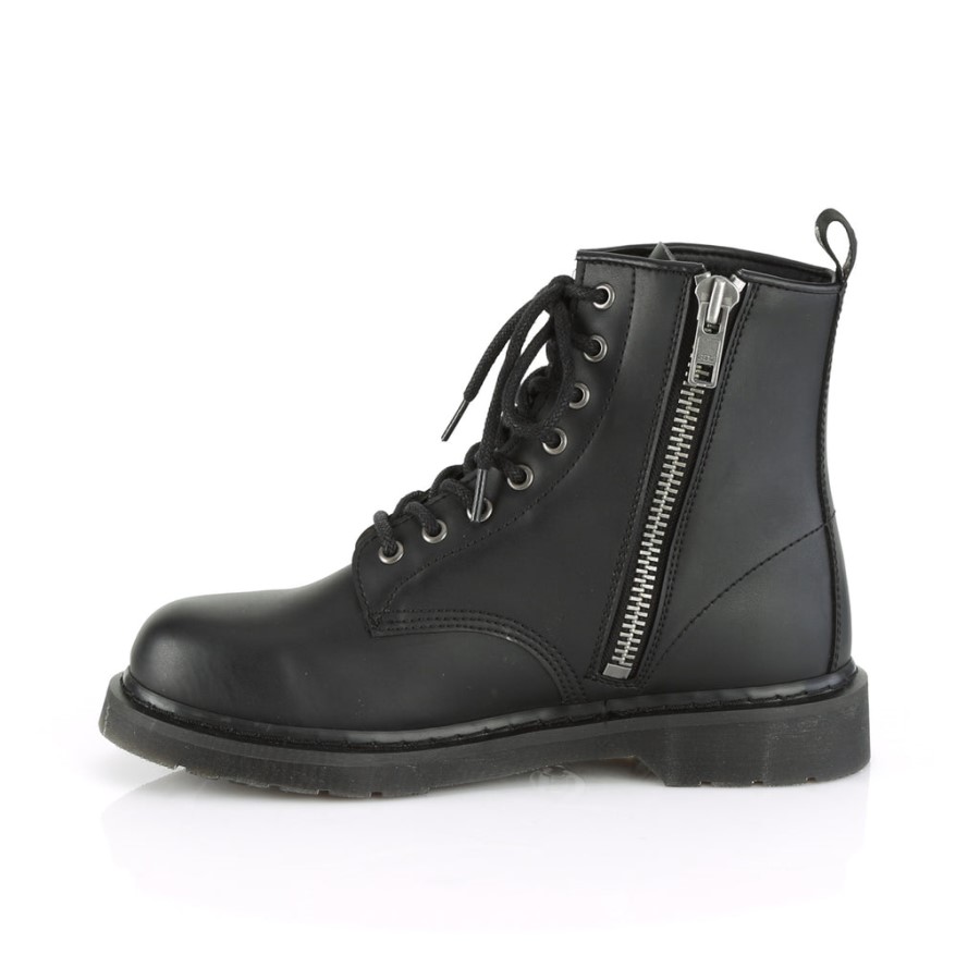 Demonia Australia Black Vegan Leather Riot-20
