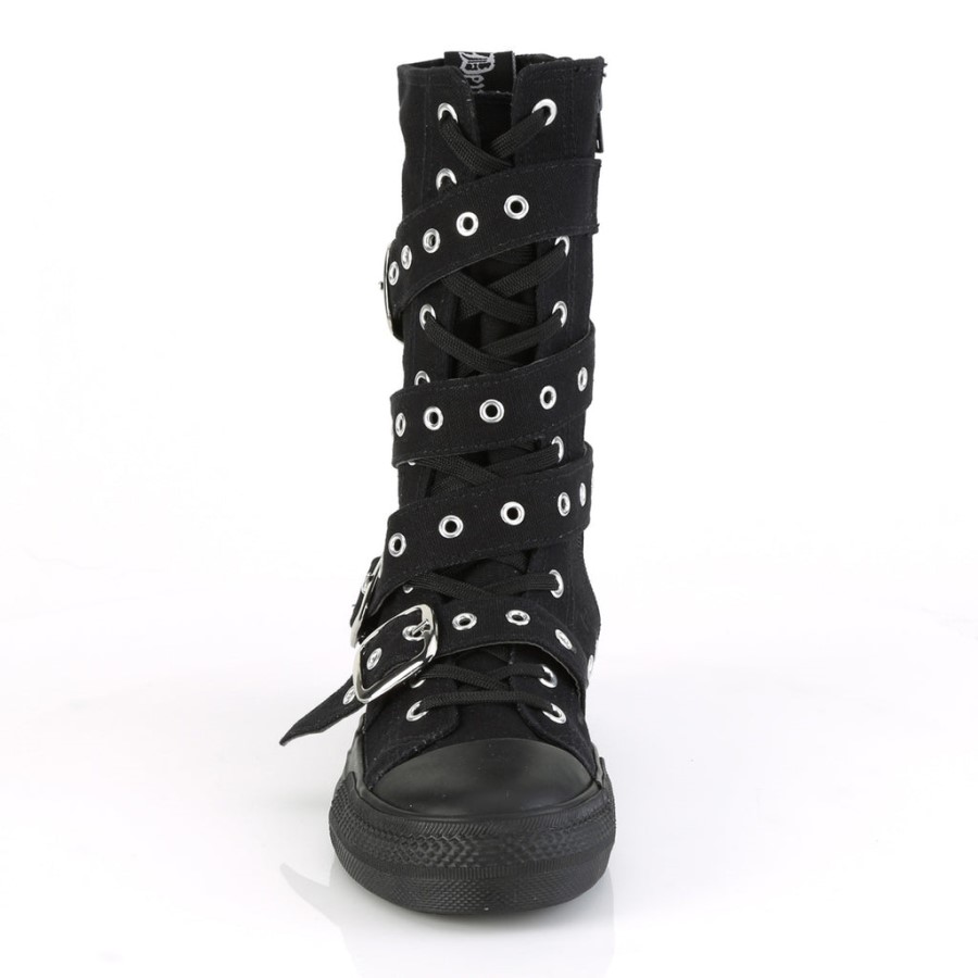 Deviant-204 Demonia Australia Black Canvas