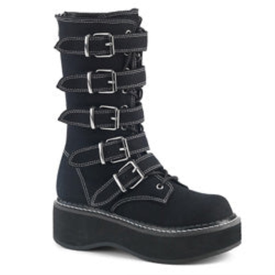 Emily-341 Black Canvas Demonia Australia