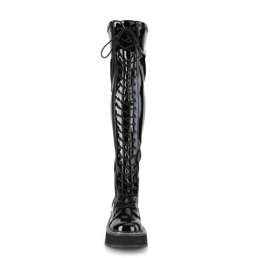 Emily-375 Black Patent Demonia Australia