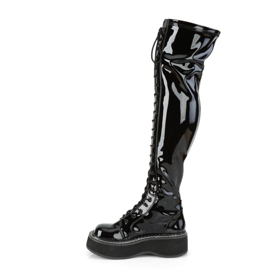 Emily-375 Black Patent Demonia Australia