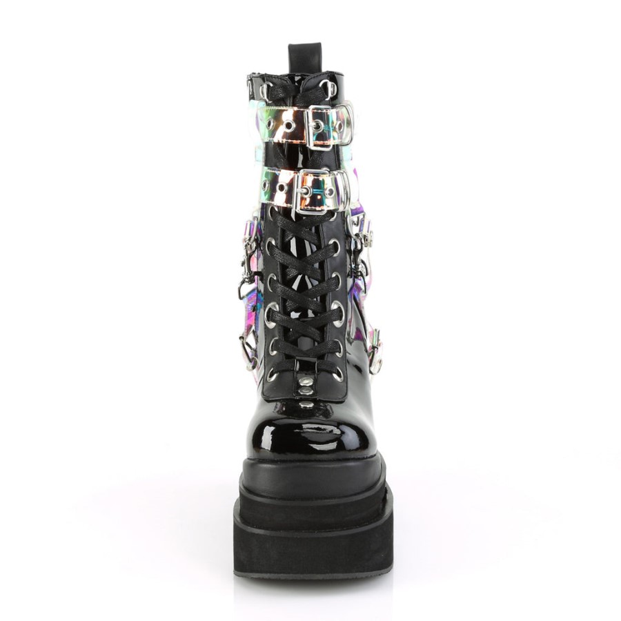 Eternal-115 Demonia Australia Black Vegan Leather