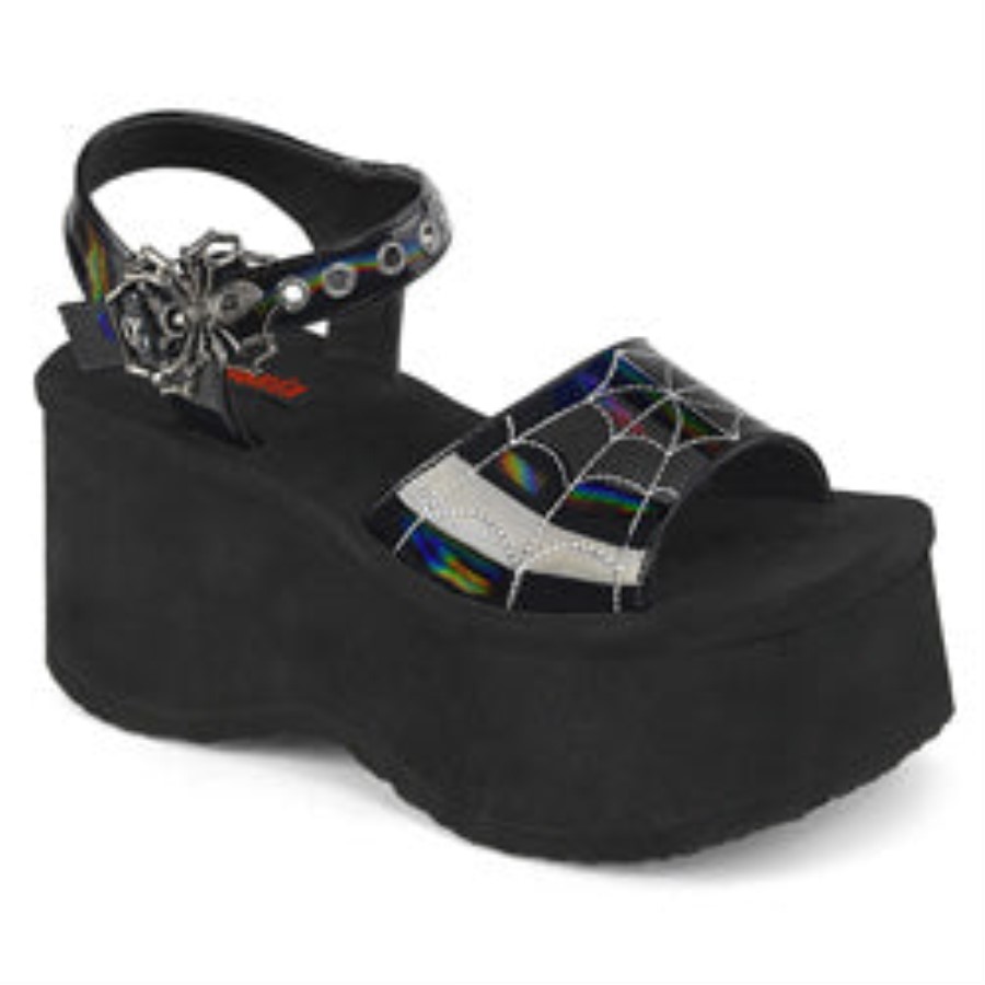 Funn-10 Black Holo Patent Demonia Australia