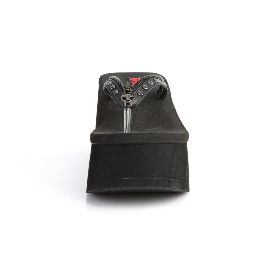 Funn-33 Demonia Australia Black Vegan Leather