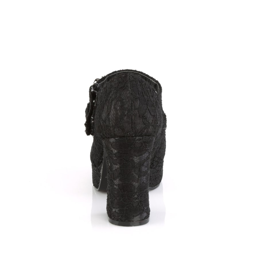 Gothika-09 Black Satin-Lace Demonia Australia