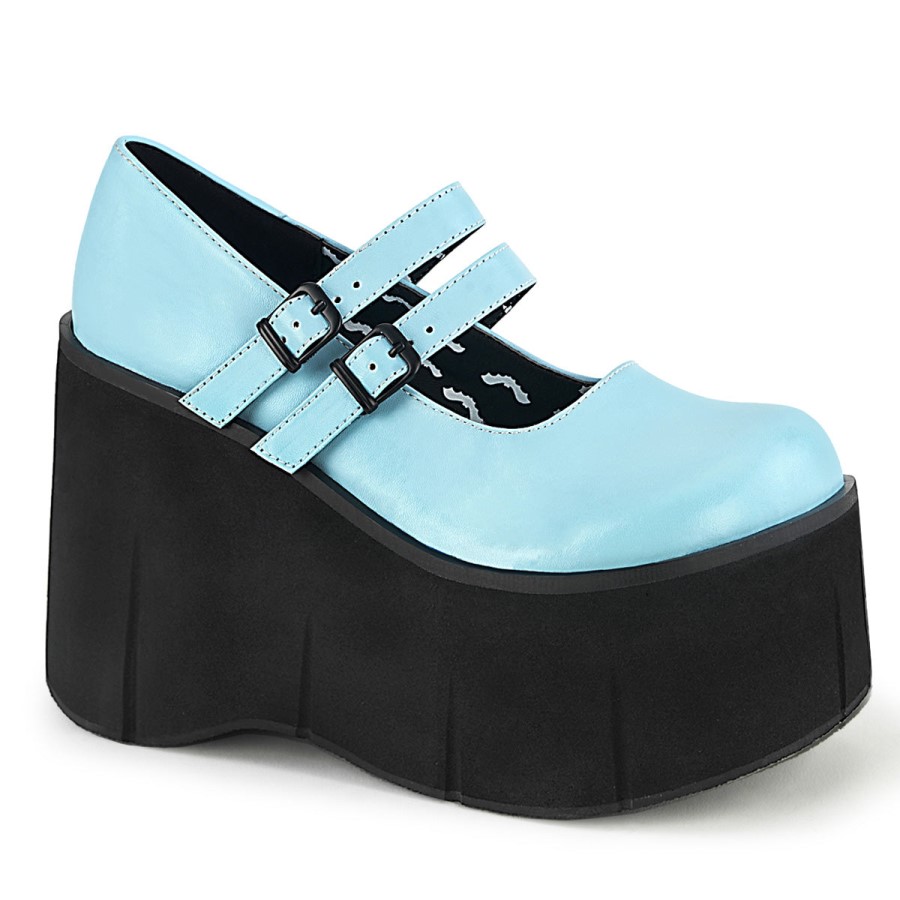 Kera-08 Demonia Australia Baby Blue Vegan Leather