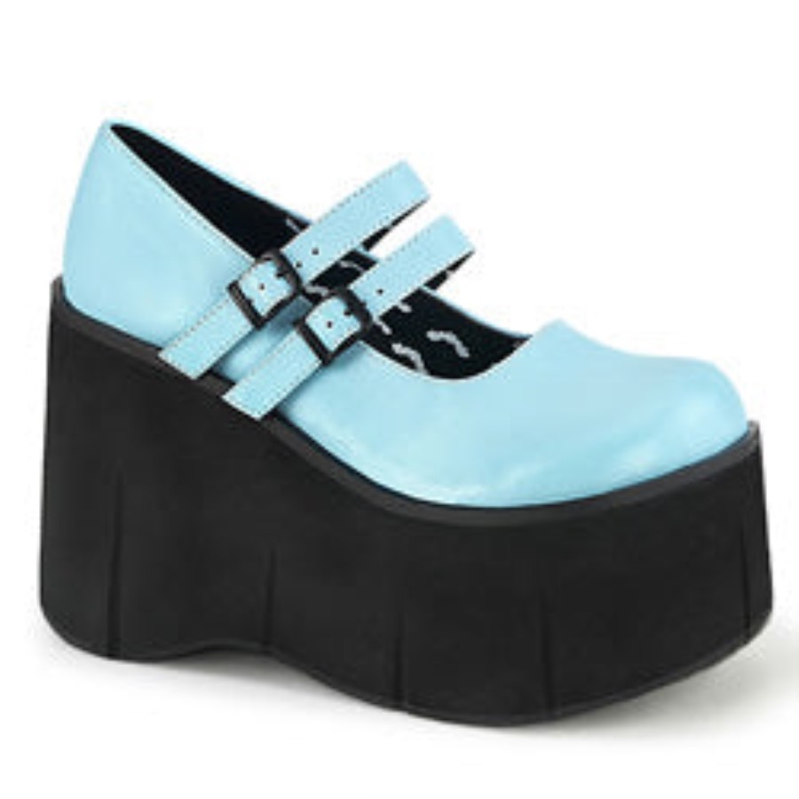Kera-08 Demonia Australia Baby Blue Vegan Leather