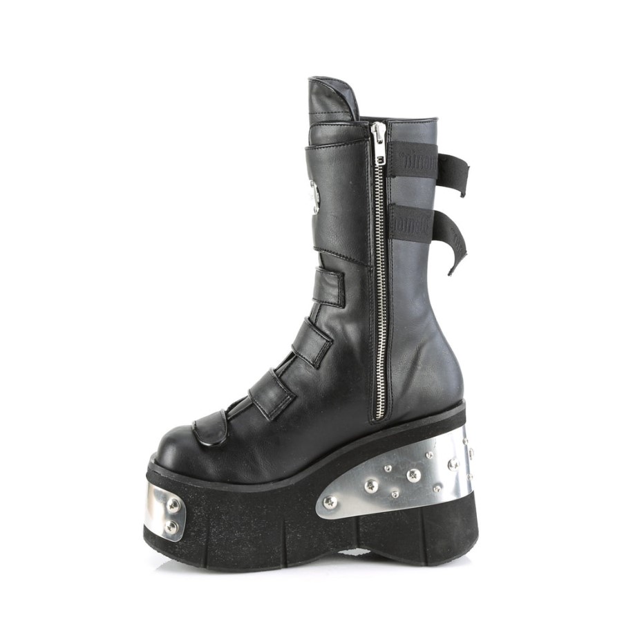 Kera-108 Demonia Australia Black Vegan Leather