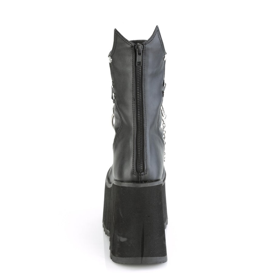 Kera-130 Demonia Australia Black Vegan Leather