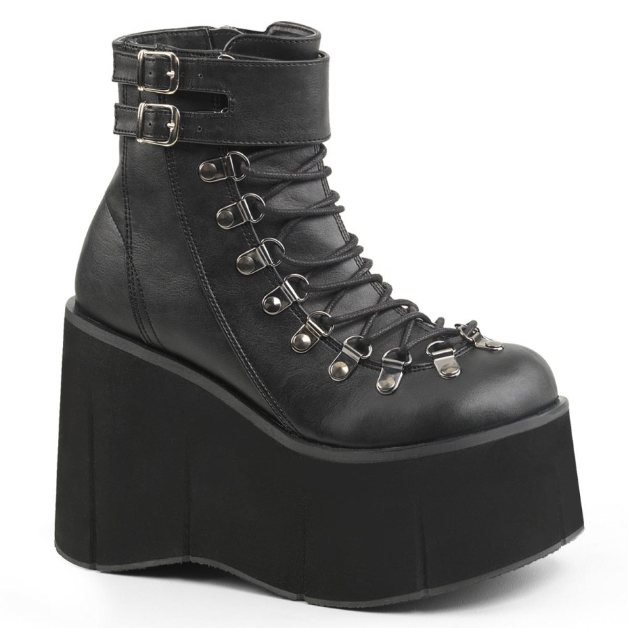 Kera-21 Black Vegan Leather Demonia Australia