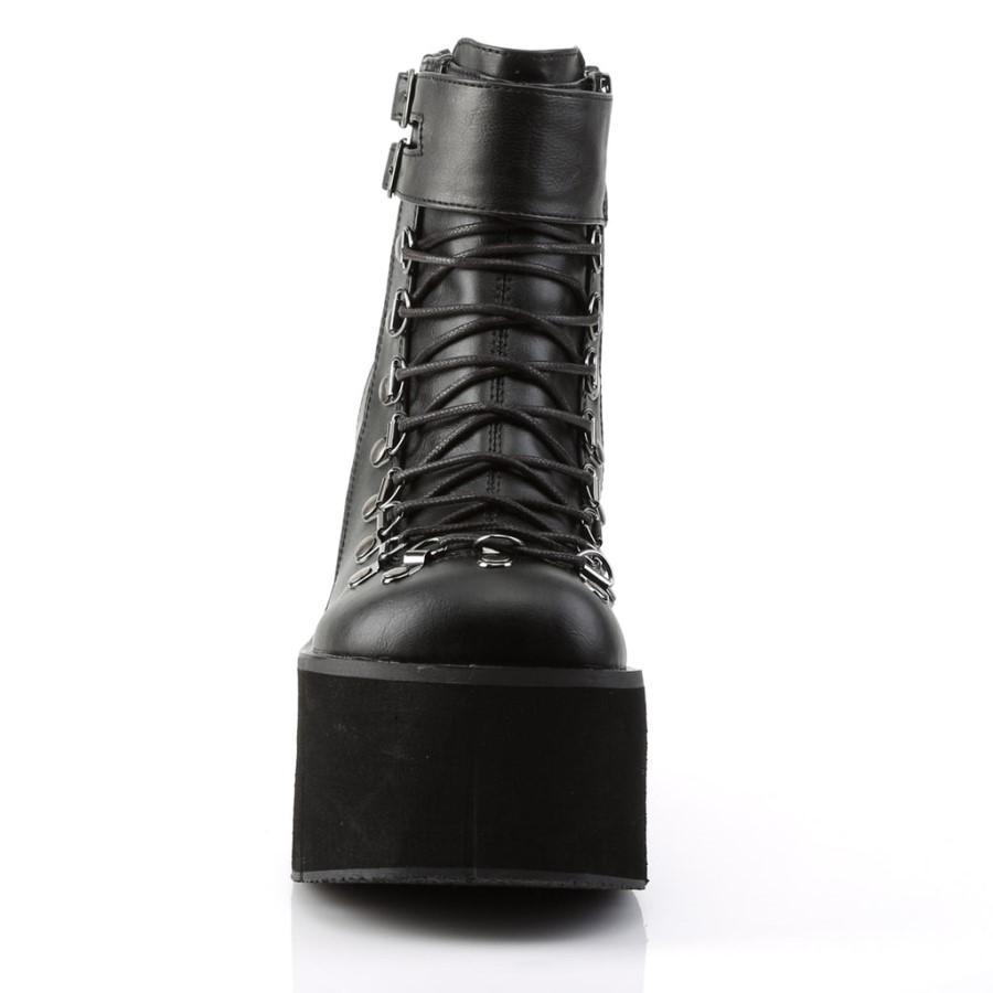 Kera-21 Black Vegan Leather Demonia Australia