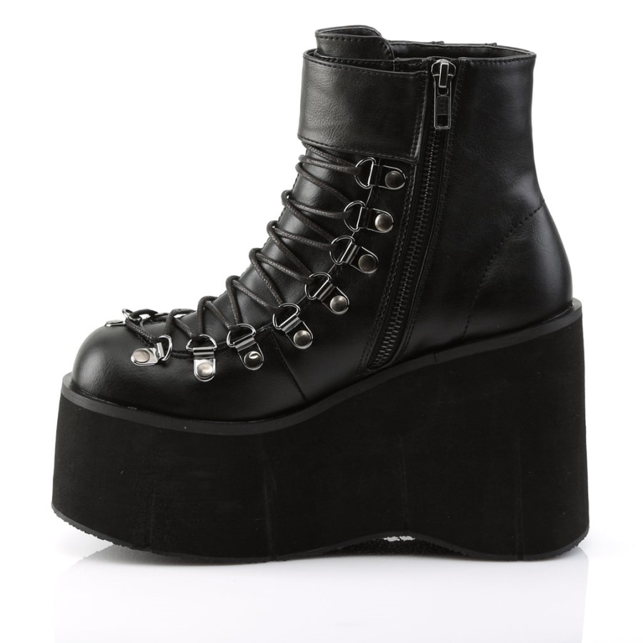Kera-21 Black Vegan Leather Demonia Australia