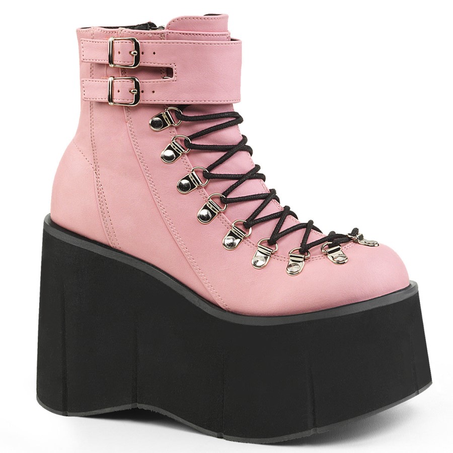 Kera-21 Demonia Australia Baby Pink Vegan Leather
