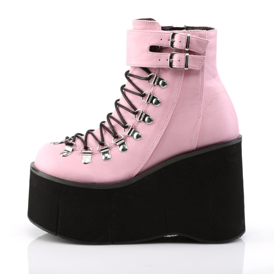 Kera-21 Demonia Australia Baby Pink Vegan Leather