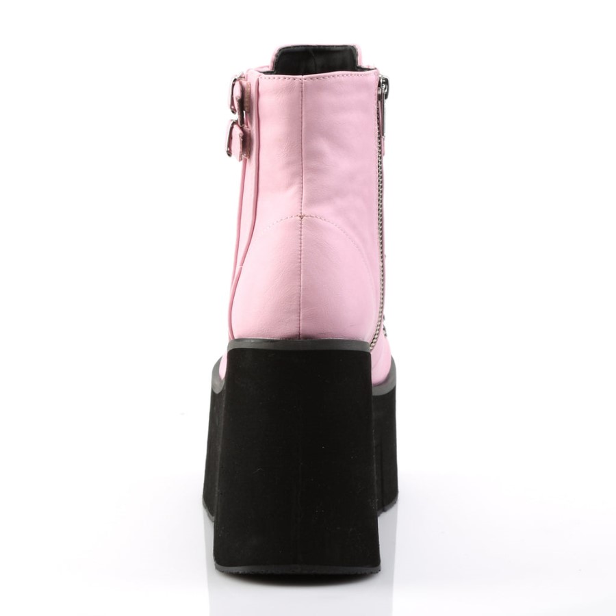 Kera-21 Demonia Australia Baby Pink Vegan Leather