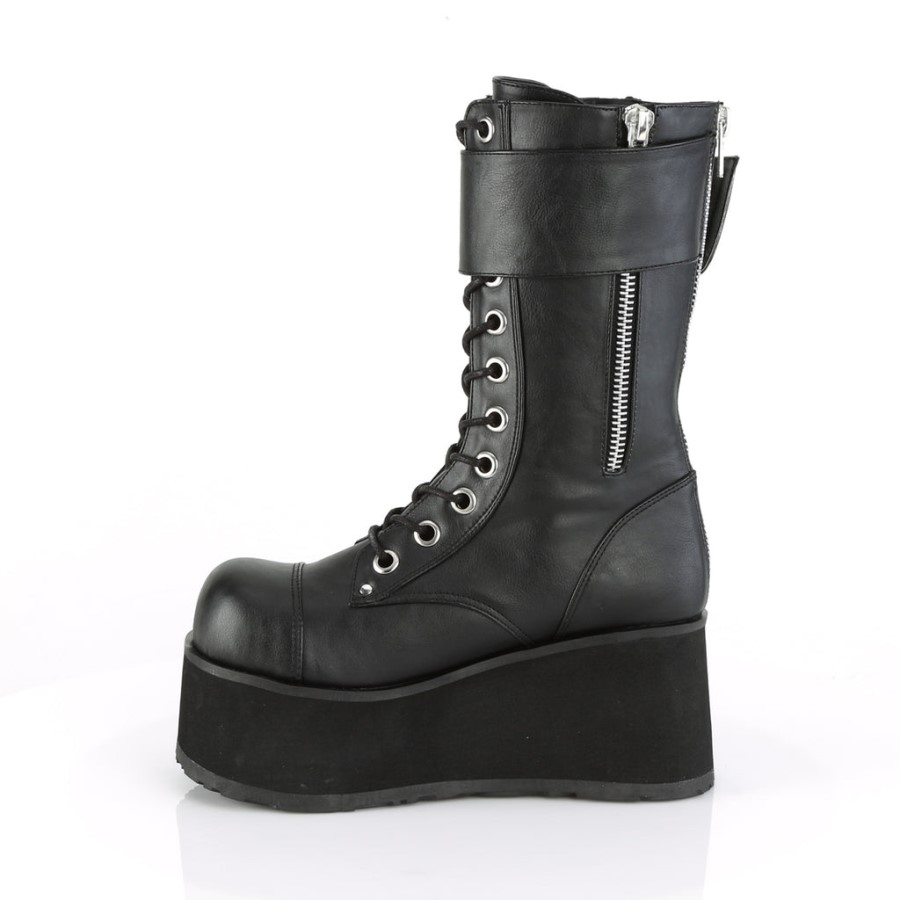 Petrol-150 Black Vegan Leather Demonia Australia