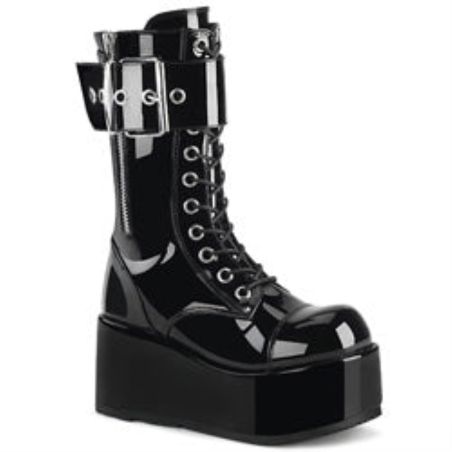 Petrol-150 Demonia Australia Black Patent
